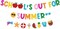 Glittery School’s Out for Summer Banner, Happy Last Day of School Hello Summer Holidays Party Supplies, End of School Year Garland Banner Beach Pool Party Fireplace Mantle Decorations